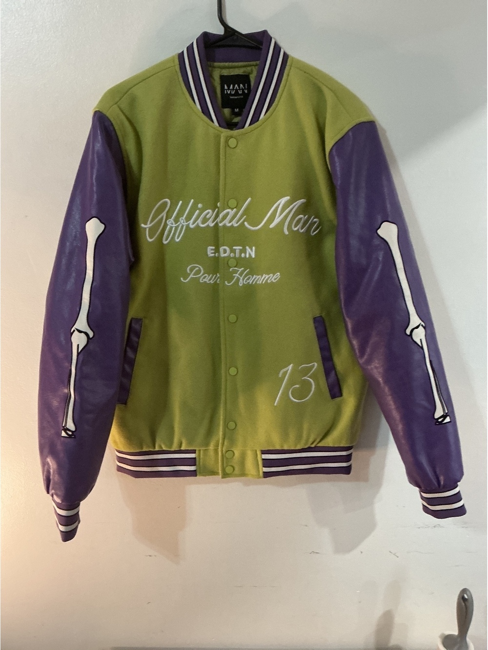 Boohoo Man Varsity Jacket
